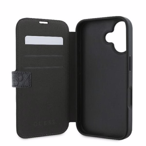 Guess 4G Metal Logo iPhone 16 Ümbris - must
