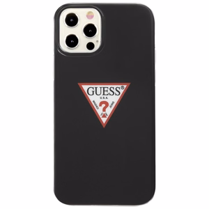 Guess GUHCP12MPCUCTLBK iPhone 12/12 Pro 6.1" чёрный/чёрный жёсткий чехол Triangle Collection