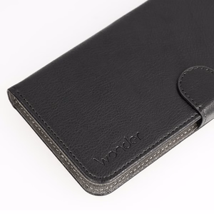 Wonder Common universaalne raamatümbris (XXL) Samsung S25 Ultra/S24 Ultra/M35/M23/A16 5G/Xiaomi Redmi 14C must