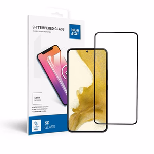 Karastatud klaas to Samsung Galaxy S22 (full glue / Ümbris friendly) sinine Star 5D must