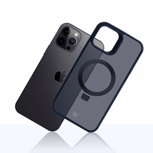 3mk Smoke Ümbris Mag&Stand jaoks Apple iPhone 12 pro max - must
