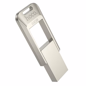 Флешка 64ГБ USB 3.0 (USB A) Hoco UD16 никель