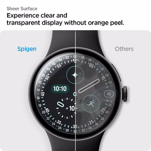 Spigen Elite Shield EZ Fit 2 hüdrogeelkile komplekt mudelile Google Pixel Watch 41 mm