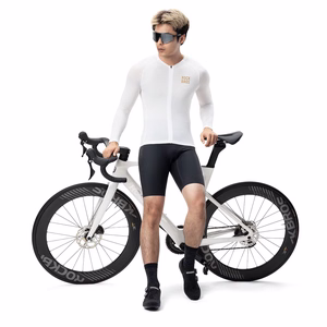 Rockbros YDCX008 Diamond Long Sleeve Cycling Jersey Size XXXL - White