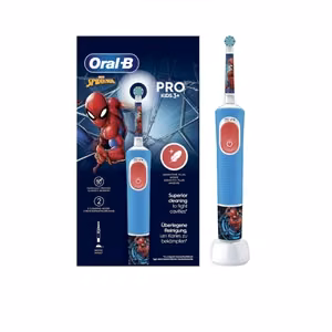 Oral-B Vitality Pro Kids Spider-Man – laetav laste elektriline hambahari, 1 harjapea, 2 puhastusrežiimi, sinine