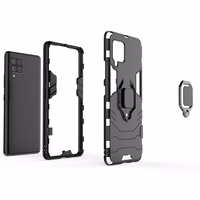 Ring Armor Case Kickstand Tough Rugged Cover for Samsung Galaxy A42 5G must