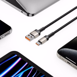Tech-Protect UltraBoost Evo USB-C / USB-A kaabel 100W 5A 2m - titanium