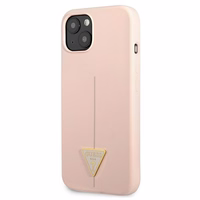 Guess GUHCP13MSLTGP iPhone 13 6.1" roosa/roosa kõvakaaneline silikoonist kolmnurkne korpus