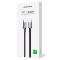 Ugreen US316 USB-C USB-C PD QC FCP 100W 5A 480Mb/s 3m kaabel hall