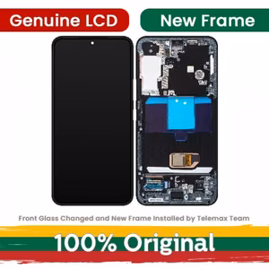 LCD ekraan ühilduv Samsung S901 S22 raamiga must (Uuendatud: Telemax)