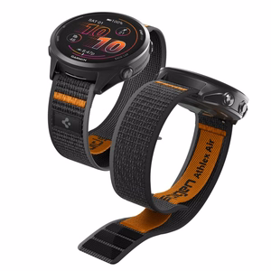 Spigen Athlex Airna Garmin Quick Release 22 mm rihm, must ja oranž