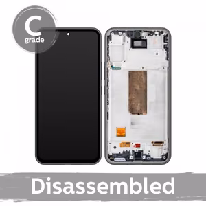 LCD ekraan ühilduv Samsung A546 A54 5G raamiga / lilla / (8/10 kasutatud)