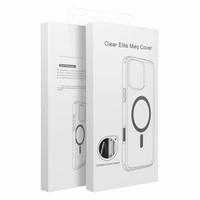 Clear Elite Mag Ümbris antiyellowing compatible with Camera Control button and MagSafe jaoks IPHONE 16 PRO MAX läbipaistev