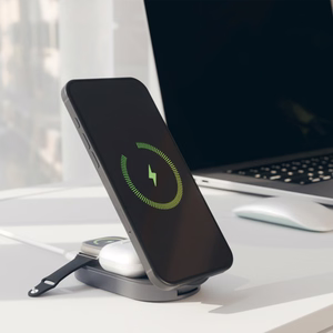 SBS 3-in-1 Foldable Juhtmevaba Charging Station QI2 MFI - Made jaoks iPhone - must