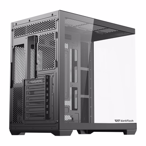 DarkFlash C280 arvutikorpus (must) + 7 ventilaatorit