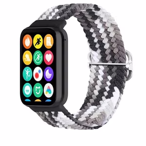 Punutud rihm Mi Band 8 Pro/M8 Pro (12) must ja valge