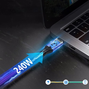 Wozinsky WPS-UY415S USB-C Thunderbolt 4 Kaabel 240W 1.5m 4K - must