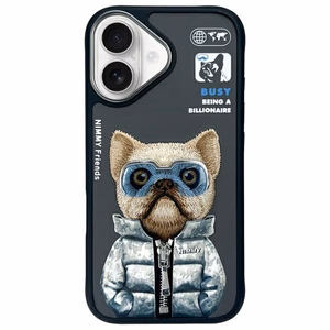 Nimmy Cool&Cute 2.0 Dog Ümbris jaoks iPhone 16 - Must