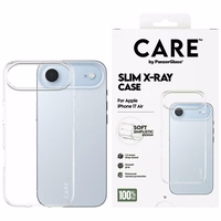 CARE by PanzerGlass Fashionable X-Ray Soft Basic Ümbris jaoks iPhone Air - Läbipaistev