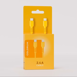 COLORUM kaabel USB-C - Lightning 1,8m 2,4A CK12-CL-05 xYellow