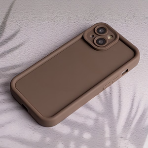 Rim TPU ümbris jaoks Samsung Galaxy A14 4G / A14 5G brown