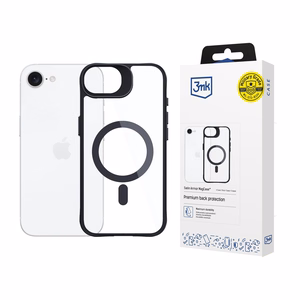 3mk Satin Armor MagCase jaoks Apple iPhone 16e / SE 4 - läbipaistev