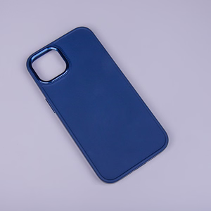 Satin ümbris jaoks iPhone 15 Plus 6,7" dark sinine