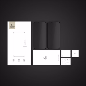 Tech-Protect Anti Spy Glass Pro+ 2-pack jaoks iPhone 16e / 14 / 13 Pro / 13 - must