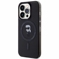 KARL LAGERFELD ümbris jaoks IPHONE 15 Pro KLHMP15LHFCKNOK (Ikonik + MAG) must