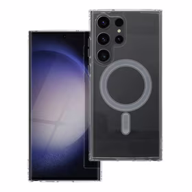 CLEAR MAG ÜMBRIS compatible with MagSafe jaoks SAMSUNG S23 Ultra läbipaistev