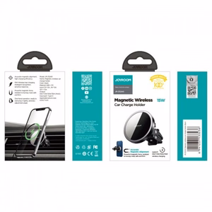Autohoidik Joyroom JR-ZS240 (juhtmevaba laadimine 15W) (magnetiline / ventilatsiooniava)