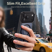 Tech-Protect Magpeak Magsafe CC Ümbris jaoks iPhone 17 Pro Max - Clear must