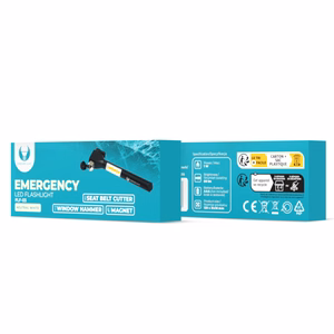 Forever Light LED taskulamp hädaolukorraks haamri ja magnetiga 2xAAA COB FLF-03