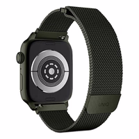 Uniq Dante roostevaba terase rihm Apple Watch 1/2/3/4/5/6/7/8/SE/SE2 38/40/41mm - roheline