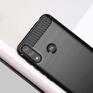 Carbon Case Flexible Cover Sleeve Motorola Moto E7i Power must