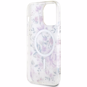 Guess GUHMP14XHCFWST iPhone 14 Pro Max 6.7" läbipaistev hardcase Flower MagSafe