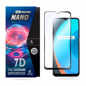 Crong 7D Nano Flexible Glass 9H hybrid screen protector for Realme C11