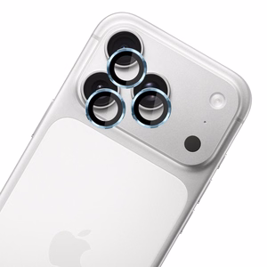 3mk Lens Protection Pro закалённое стекло для iPhone 17 Pro / 17 Pro Max - светло-синее