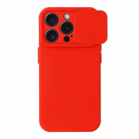 Camshield Soft jaoks Iphone 15 Pro Max Punane