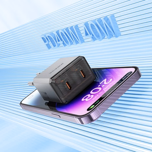 Borofone Wall laadija BN21 Lena - 2xType C - PD 40W hall