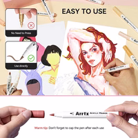 Akrüülmarkerid ARRTX 30C, 30 värvi, nahatoonid