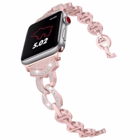Bracelet loop jaoks Apple Watch 42/44/45 design 3 roosa