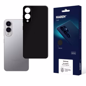 3mk Hardy Silicone MagCase jaoks Samsung Galaxy S25 Edge - Must