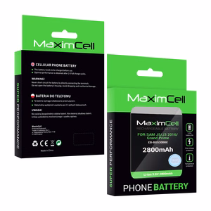 Maximcell aku Samsung J500/J320 Galaxy J5/J3 2016/Grand Prime EB-BG530BBE jaoks 2800mAh Li-ion