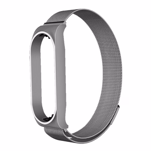 Strap METAL for XIAOMI Mi Band 5 / 6 silver (02)