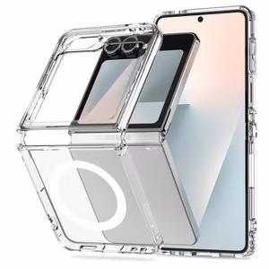 Tech-Protect FlexAir Hybrid MagSafe Ümbris jaoks Samsung Galaxy Z Flip 6 / 7 FE - Läbipaistev