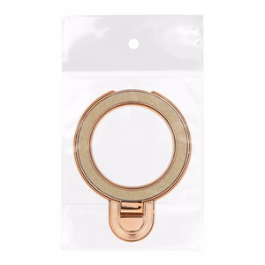 Phone stand CIRCLE GLITTER - stick-on - kuldne