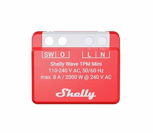 Shelly Wave 1PM Mini LR nutikas Z-Wave relee