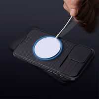 Nillkin CamShield Pro iPhone 16 Pro ümbris (must)