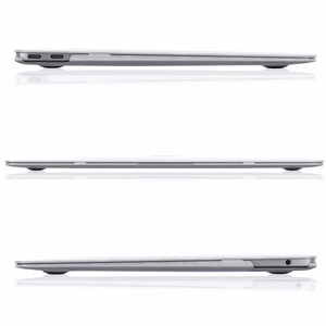 Tech-Protect SmartShell Ümbris jaoks MacBook Air 13" M2 / M3 / 2022-2024 - läbipaistev
